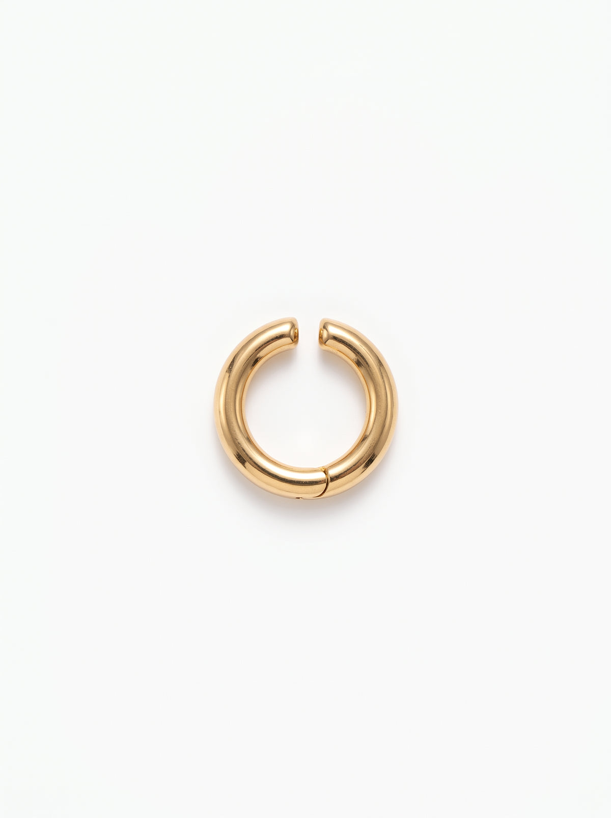 Clip-on Hoop - Gold Plated