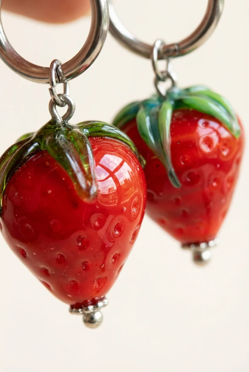 Náušnice Strawberry